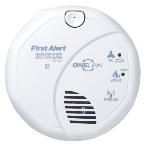BRK Electronics First Alert SCO500B OneLink Wireless Battery Smoke/CO Combo Alarm with Voice (Upgraded to SMCO500V)