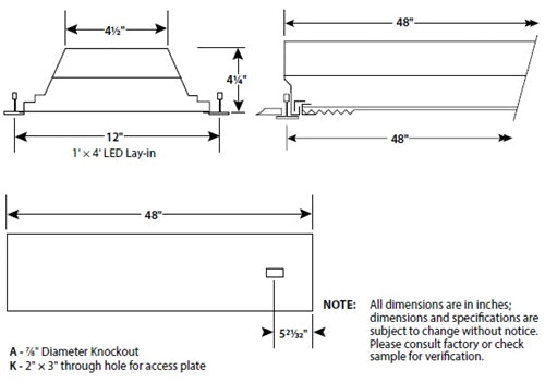 Columbia Lighting LLT14-35MLG-FSA12-EU-C388 27W 1'x4' LED Lensed Troffer with Advanced Solid State Technology, 3500K, 2400 Lumens, Grid Ceiling, White Flush Steel Door, Pattern 12 Frosted Acrylic Lens Shielding, Fixed Output Driver, 120-277V, 3-Wire Flex