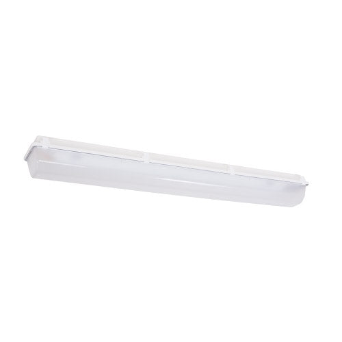 Columbia Lighting LXEP4-40HL-DFA-EDU 52W 4' LED Parking Garage Enclosed and Gasketed, 4000K, Deep Frosted Acrylic Shielding, 01-V Dimming, 120-277V