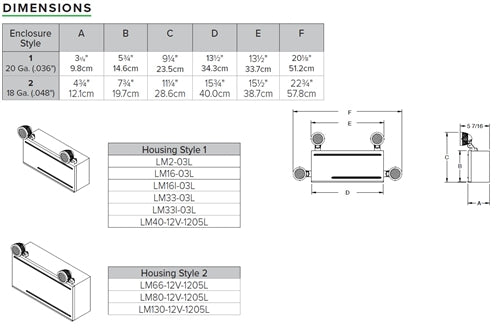 Dual-Lite LM66-12V-1205L 66W 12V High Capacity Emergency Light, Lead Calcium Battery, No Self-Diagnostics, LED light, White Finish