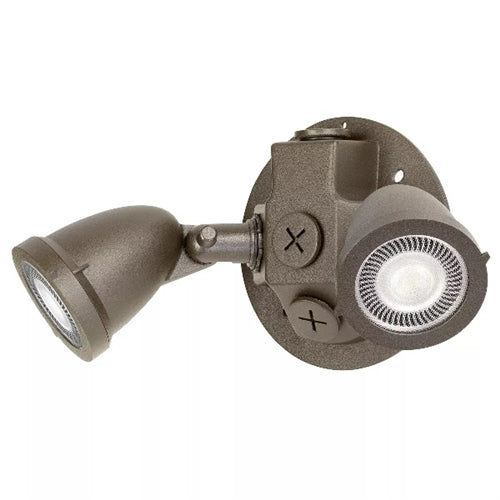 Dual-Lite OCRDZ0603L 6V, 3W LED 6/12V, Decorative Outdoor Remote Lighting Head, Wet Location, Double Heads, Dark Bronze Finish