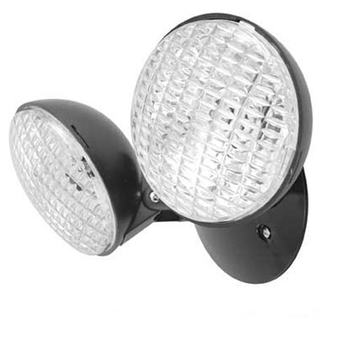 Dual-Lite SRHDW0612 6V, 12W Halogen Standard Remote Lighting Head, Double Heads, White Finish