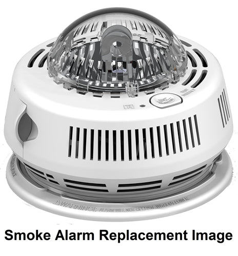 First Alert BRK SA100B 120V AC Hardwired Ionization Smoke Alarm with Strobe Light for Hearing Impaired (Upgraded to 7020BSL)