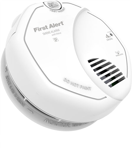 BRK Electronics First Alert SA500 OneLink Wireless Battery Smoke Alarm with Voice (Upgraded to SM500V)