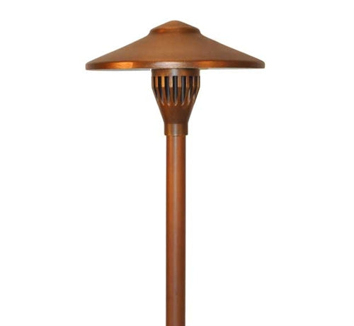 Focus Industries AL-04-LEDP-CPR 12V 4W LED 300 lumens 7.5" China Hat Area Light, Chrome Powder Finish