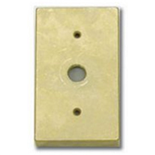 Focus Industries FA-22-CST-BRS Rectangle Canopy, 1/2" NPS, Cast Brass