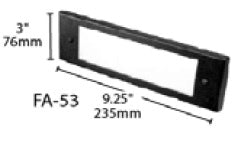 Focus Industries FA-53-WIR Stamped Aluminum Face Plate for SL-04-AL with White Acrylic Lens, Weathered Iron Finish