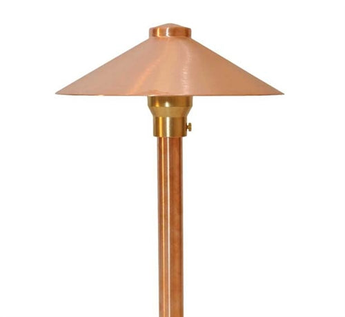 Focus Industries RXA-03-ATV 12V 20W T3 Halogen 9" China Hat with Adjustable Hub Area Light, Antique Verde Finish