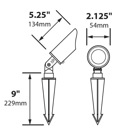 Focus Industries RXD02NLWTX 12V 20W MR16 Halogen Cast Brass Bullet Directional Light, No Lamp, White Texture Finish