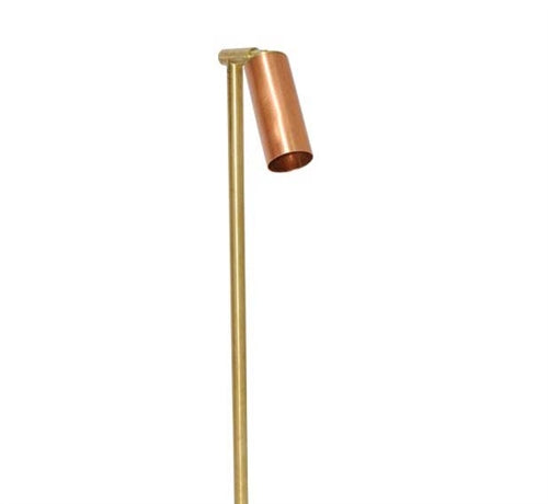 Focus Industries RXP-01-TRC 12V 20W MR16 Halogen Tube Shield Swivel Path Light, Terra Cotta Finish