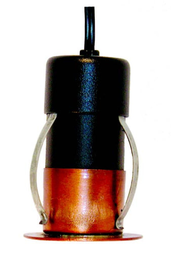 Focus Industries SL-37-MR11-CAV 12V 20W MR11 Copper Recessed Deck Up Down Light, Copper Acid Verde Finish