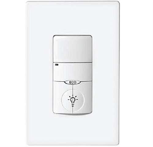 Greengate ONW-P-1001-DMV-W NeoSwitch PIR Occupancy Sensor/Switch, 120/277V, White