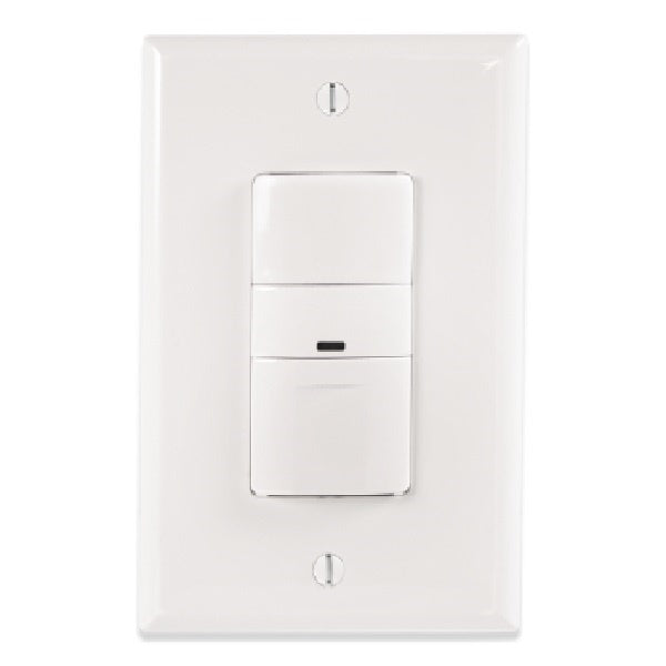 Greengate OSW-P-1001-MV-LA Single Level Wall Switch Sensor (Ground Required), 180 Degree and 1000 Sq Ft Coverage, 120-277V, Light Almond
