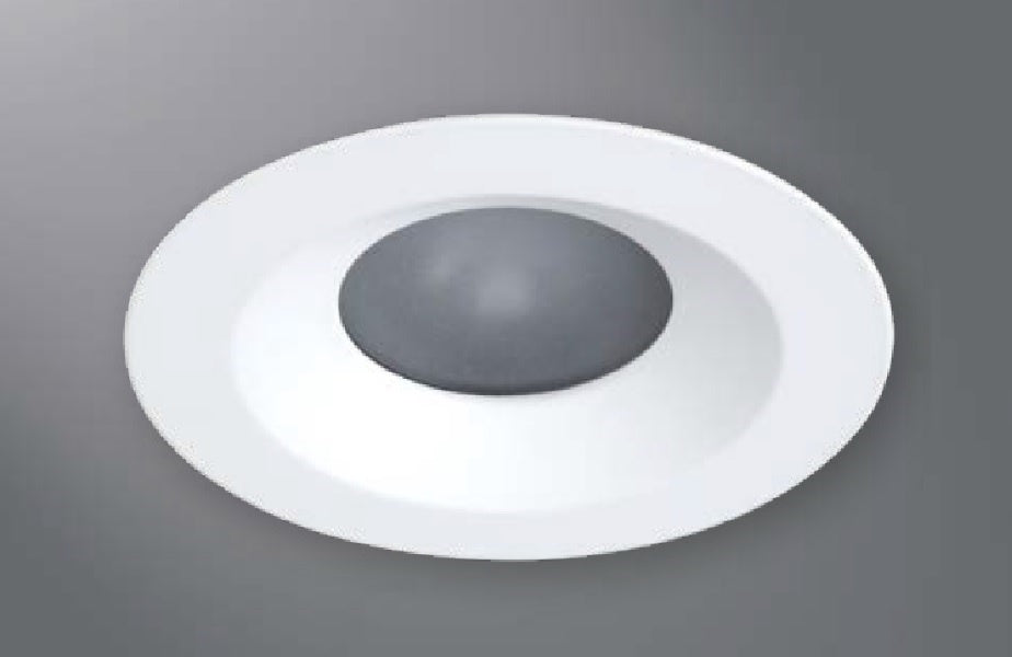 Halo Recessed Lighting 1433H 4" Conical Reflector, Diffuse Lens, 35° Tilt, Haze