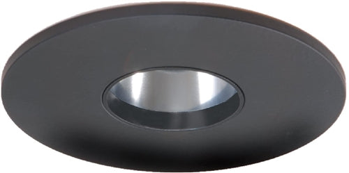 Halo Recessed 3002BKC 3" 15-Degree Adjustable Pinhole Trim, Black with Clear Reflector