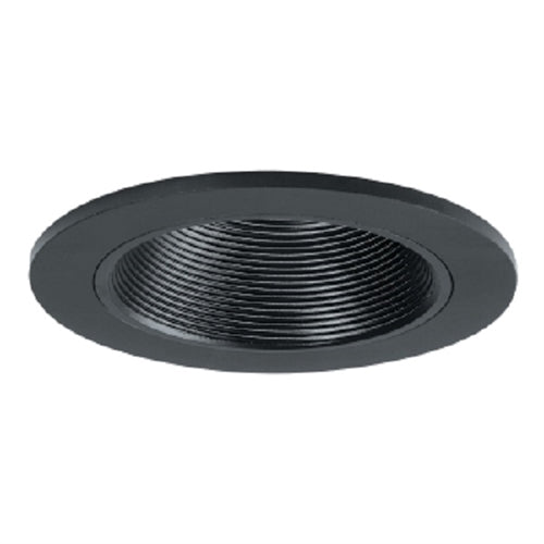 Halo Recessed 3003BKBB 3" Round Adjustable Coilex Baffle Trim, Black Baffle, Black Trim