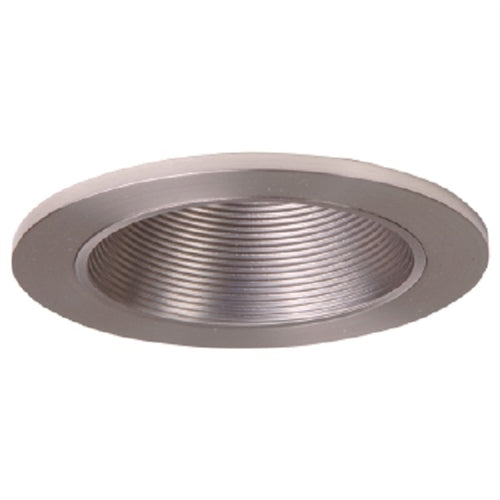 Halo Recessed 3003SNB 3" Round Adjustable Coilex Baffle Trim, Satin Nickel Baffle, Satin Nickel Trim