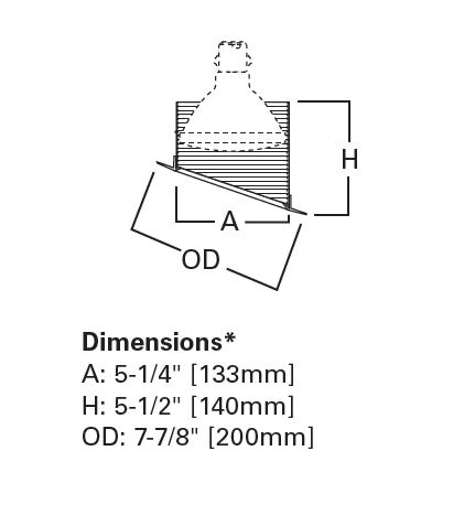 Halo Recessed 498P 6" Slope Ceiling Baffle for H47 Halo Housings, Black Baffle, White Trim