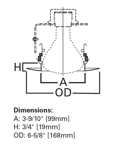 Halo Recessed 5175TBZ 5" Line Voltage Self-Flanged Trim for BR30 and PAR30 Lamps, Tuscan Bronze Trim