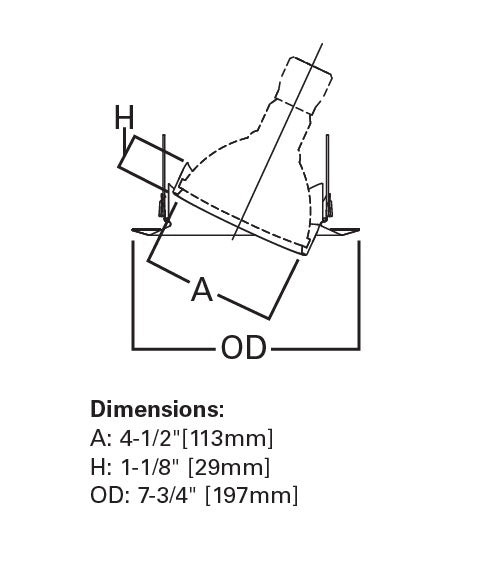 Halo Recessed 6170TBZ 6" Line Voltage Gimbal 25 Degree Tilt Max, Self- Flange, Tuscan Bronze