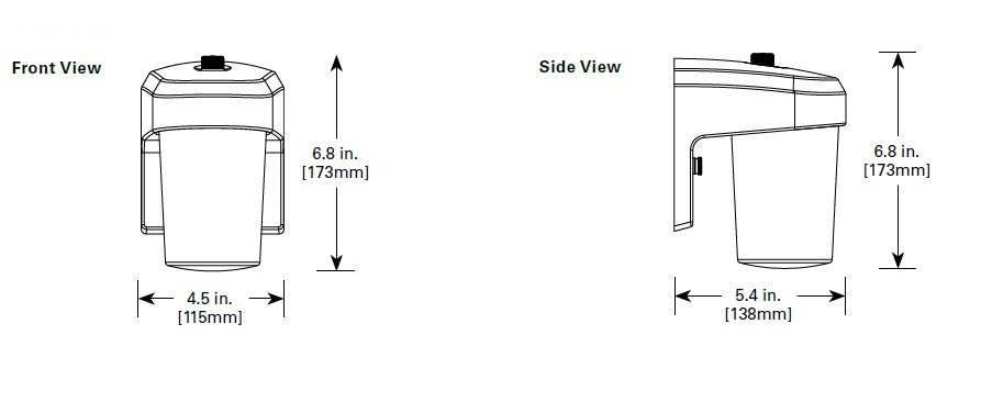 Halo FE0650LPC 9W LED Entry Light, 83 CRI, 5000K, Bronze
