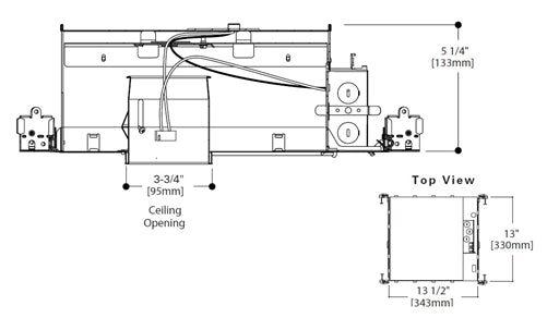 Halo Recessed H36ICAT 3" Shallow Ceiling New Construction, Air Tight, 120V, GU10 Socket, IC Type Housing