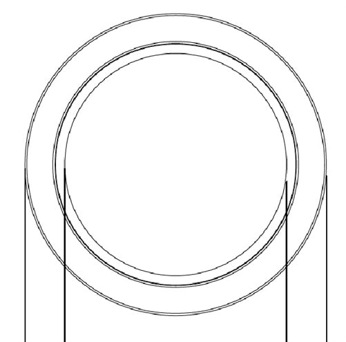 Halo Recessed HLB8ROTMW 8" Oversized Trim