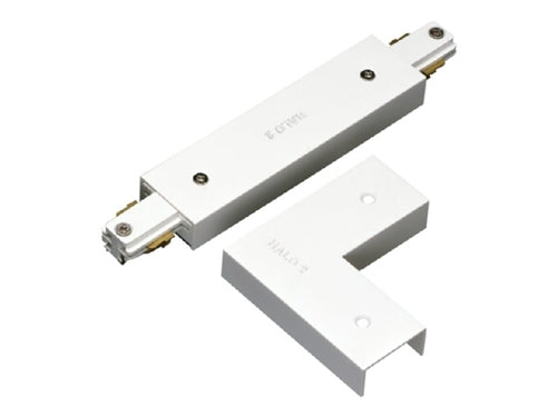 Halo Track Lighting L943P Straight or L Connector, White
