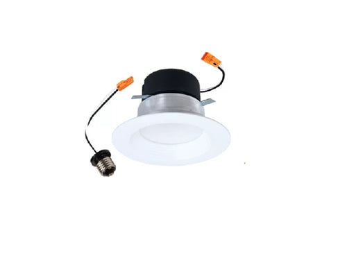 Halo Recessed LT56079FS1EWH 5/6 Inch LED Retrofit Module with Baffle, 750 Lumens, 90 CRI, 2700K, 3000K, 3500K, 4000K, 5000K Selectable CCT, Phase Cut 10% Dimming, Matte White