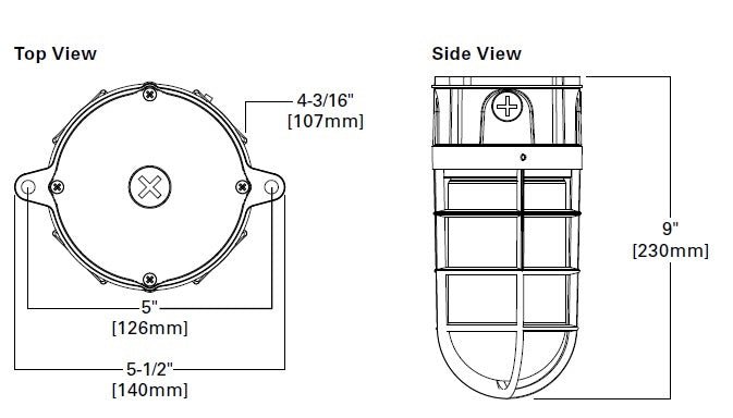 Halo LVL20UG 17.7W Die Cast Aluminum LED Vaportight Area Light, 3500K