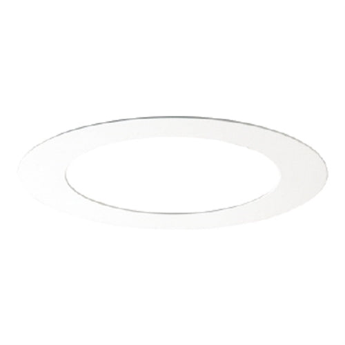 Halo Recessed OT999P 4" Oversized White Metal Trim Ring ID x 5-3/4" OD (102mm x 146mm)