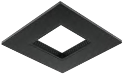 Halo Recessed RSQ6TRMMB 6" Baffle Trim Overlay, Matte Black