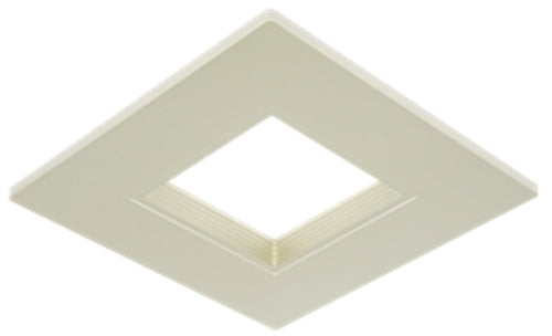 Halo Recessed RSQ6TRMSN 6" Baffle Trim Overlay, Satin Nickel