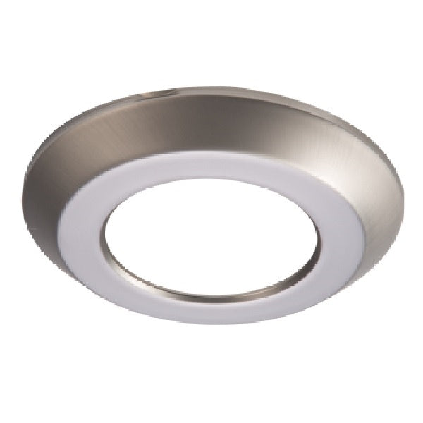 Halo Recessed SLD4TRMSN 4" Surface Mount Trim, Satin Nickel Finish