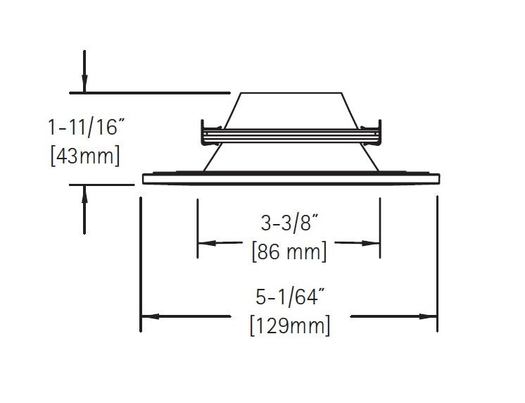 Halo Recessed TL402SNS 4" Satin Nickel Reflector with Solite Glass Lens , Satin Nickel Ring