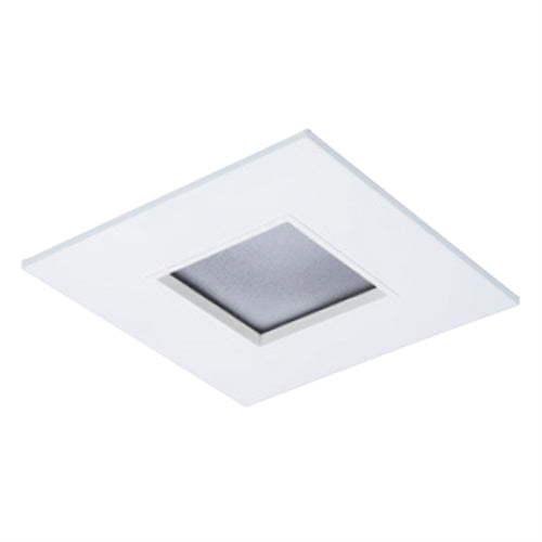 Halo Recessed TL44S2GMWWB 2" Square Lens Pinhole, White Flange, White Trim