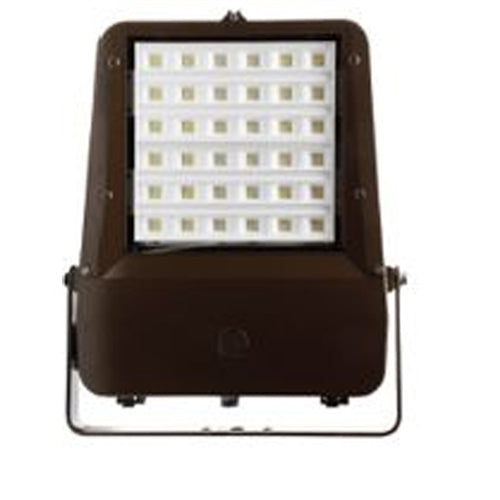 Hubbell Evolve EFH1-01-0-EE-77-7-30-A-A-T1-DKBZ Floodlight, Trunnion Mount, 120-277V, 3000K, 39000 Lumens Bronze Finish