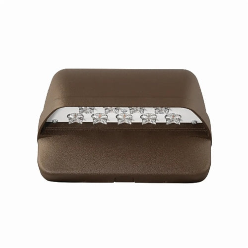 Hubbell Lighting Outdoor LNC-9LU-5K-4-DBT-PCU Laredo 22W 9 LEDs Compact Wallpack, Full Cut Off, 5000K, Type IV, Photocontrol, Bronze Finish