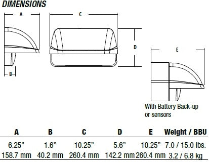 Hubbell Outdoor Lighting LNC2-18LU-5K-3-1 Laredo 45W 18 LEDs Compact Wallpack, Full Cut Off, 120-277V, 5000K, Type III, Bronze Finish