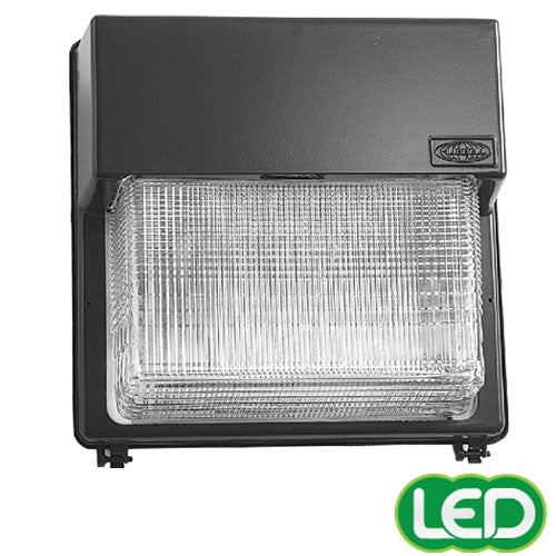 Hubbell Outdoor Lighting PGM3-30LU-5K-BZ 69W Perimaliter LED Wallpack, Glass Refractor, 120V-277V, 5000K, 700mA, Bronze Color