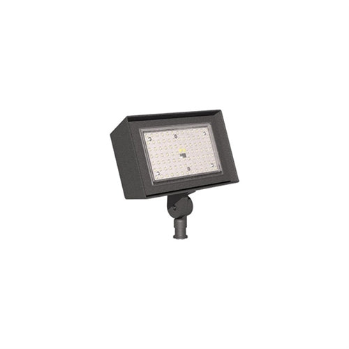 Hubbell Outdoor Lighting RFL3-50-4K-PC 52W LED Landscape Floodlight, 120-277V, 6823 Lumens, Dark Bronze with Photocell