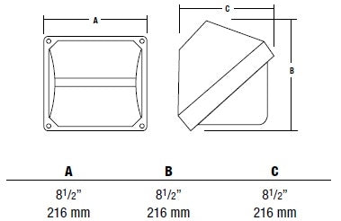 Hubbell Outdoor Lighting WGH-70H 70W Pulse Start Metal Halide Glass Refractor Wallpack, 120,208,240,277V, Bronze Finish