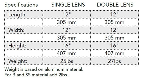 Hydrel M9710C SS LED P3 30K MVOLT MFL FLC 34B 34S 46W In-Grade LED Lanscape Light, Round Door Single Lens, Stainless Steel Door, 3000K, 120-277V, Medium Flood Distribution, Flat Lens Clear, 3/4" NPT Bottom, 3/4" NPT Side