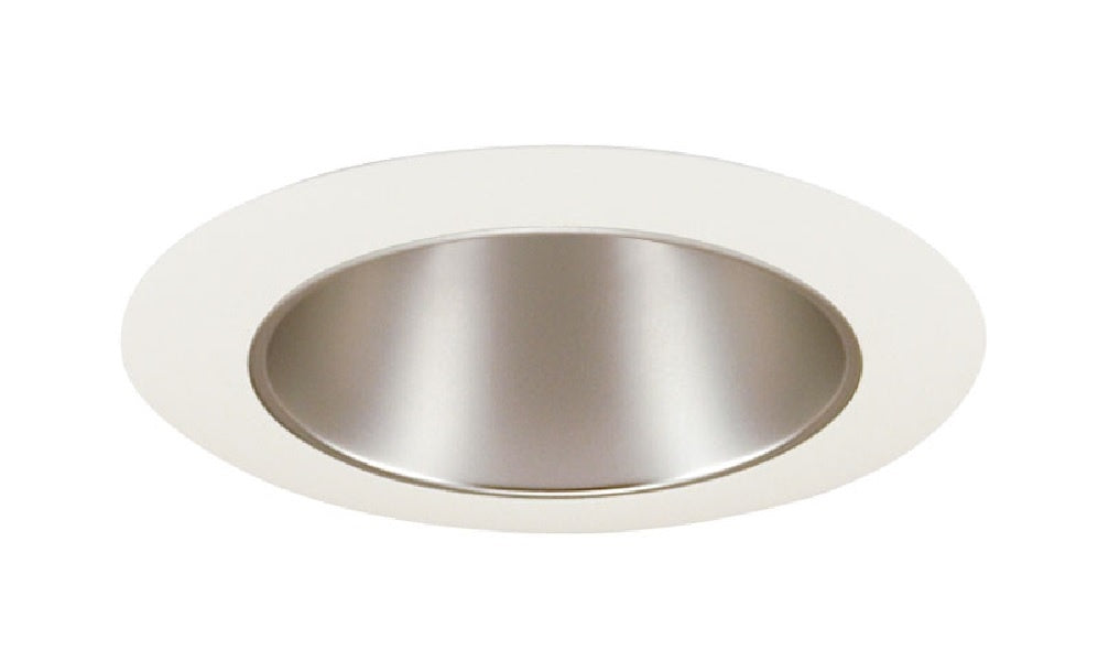 Juno Recessed Lighting 17HZ-WH (17 HZWH) 4" Line Voltage Reflector Downlight Trim, Haze Reflector, White Trim