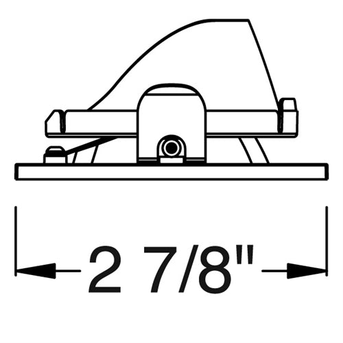 Juno Aculux Recessed Lighting 2001SQWHZ-SF 2" LED Square Adjustable Angle Cut Reflector, Lensed, Wheat Haze Self Flanged Trim