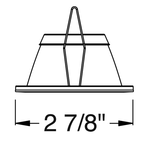 Juno Aculux Recessed Lighting 2002HZ-FM 2" LED, Low Voltage Round Lensed Downlight, Haze Specular Flush Mount Trim