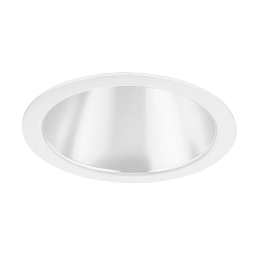 Juno Aculux Recessed Lighting 2002W-FM 2" LED, Low Voltage Round Lensed Downlight, White Specular Flush Mount Trim