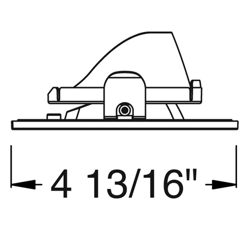 Juno Aculux Recessed Lighting 2008SQWHZ-SF 2" LED Square Adjustable Angle Cut Reflector, Wheat Haze Self Flanged Trim