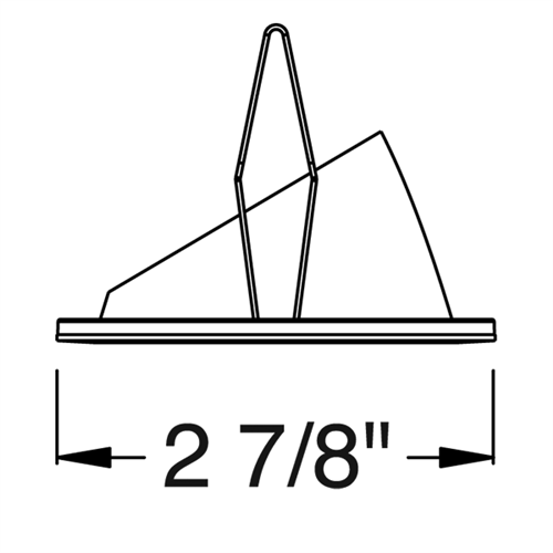 Juno Aculux Recessed Lighting 2008W-FM 2" LED, Low Voltage Round Adjustable Angle Cut Cone, White Specular Flush Mount Trim