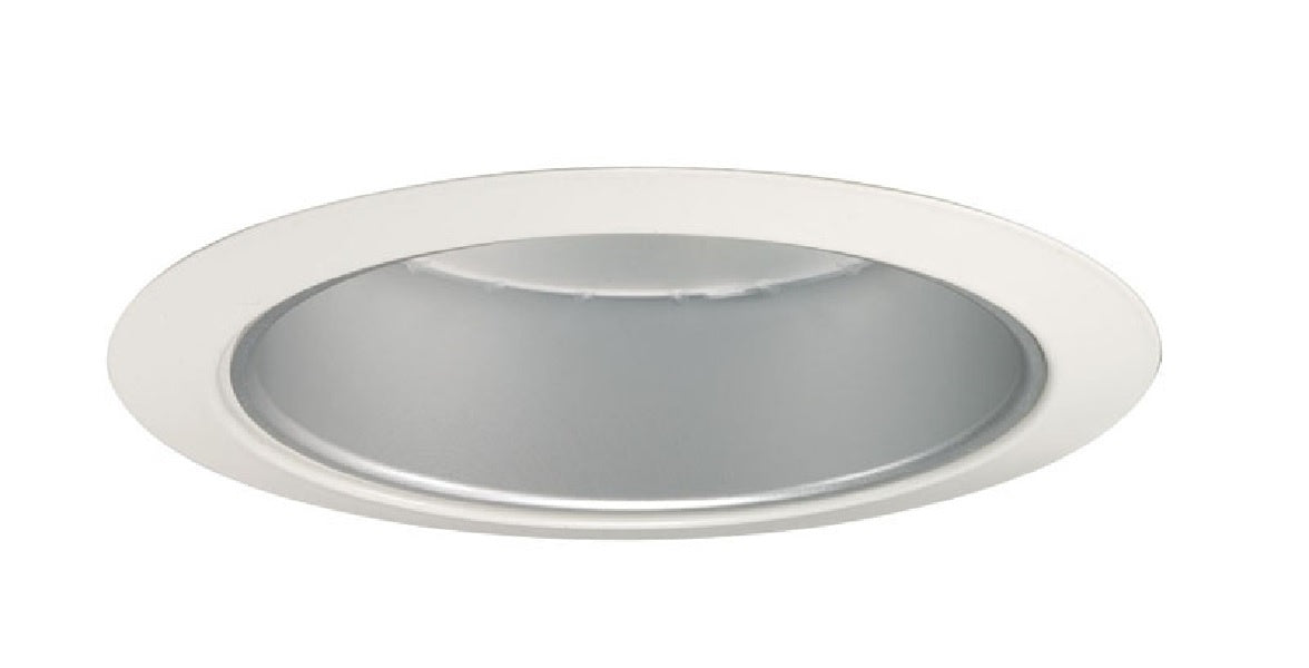 Juno Recessed Lighting 204HZ-WH (204 HZWH) 5" LED, Line Voltage Downlight Trim, Haze Reflector, White Trim